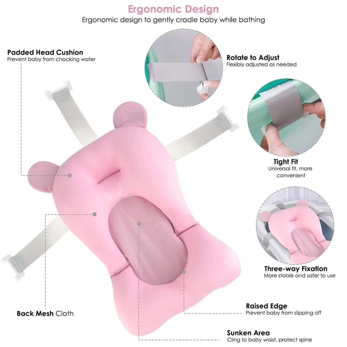 COJIN/ ADAPTADOR DE BAÑO PARA BEBES