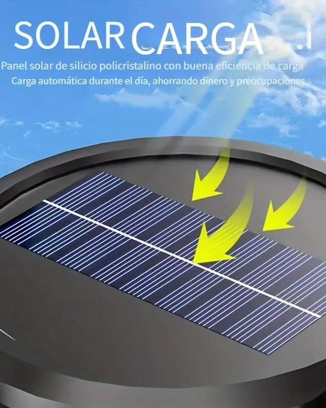 Linterna Solar Con Filtros