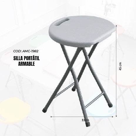 SILLA PORTATIL ARMABLE