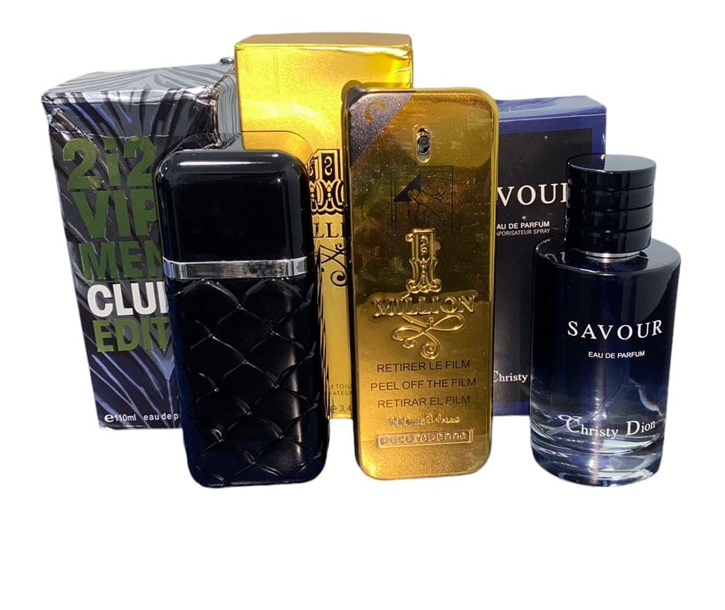 PERFUMES PARA HOMBRE X3