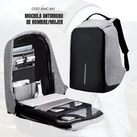 MOCHILA ANTIRROBO DE HOMBRE/MUJER