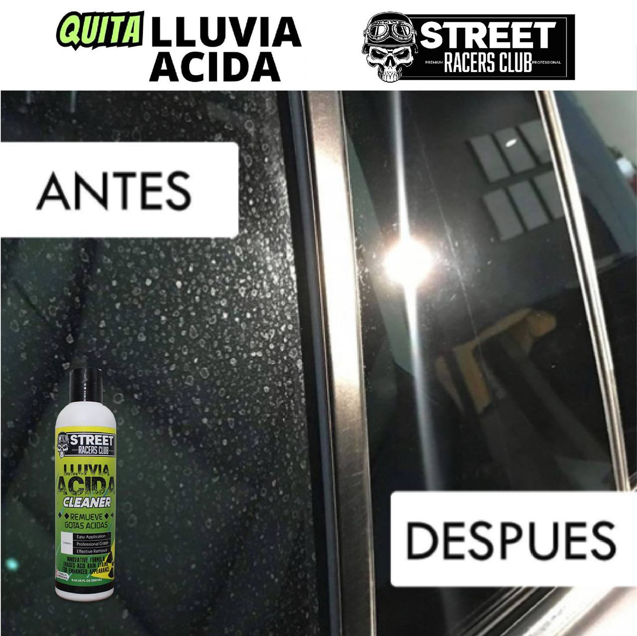 Envase Quita Lluvia Acida