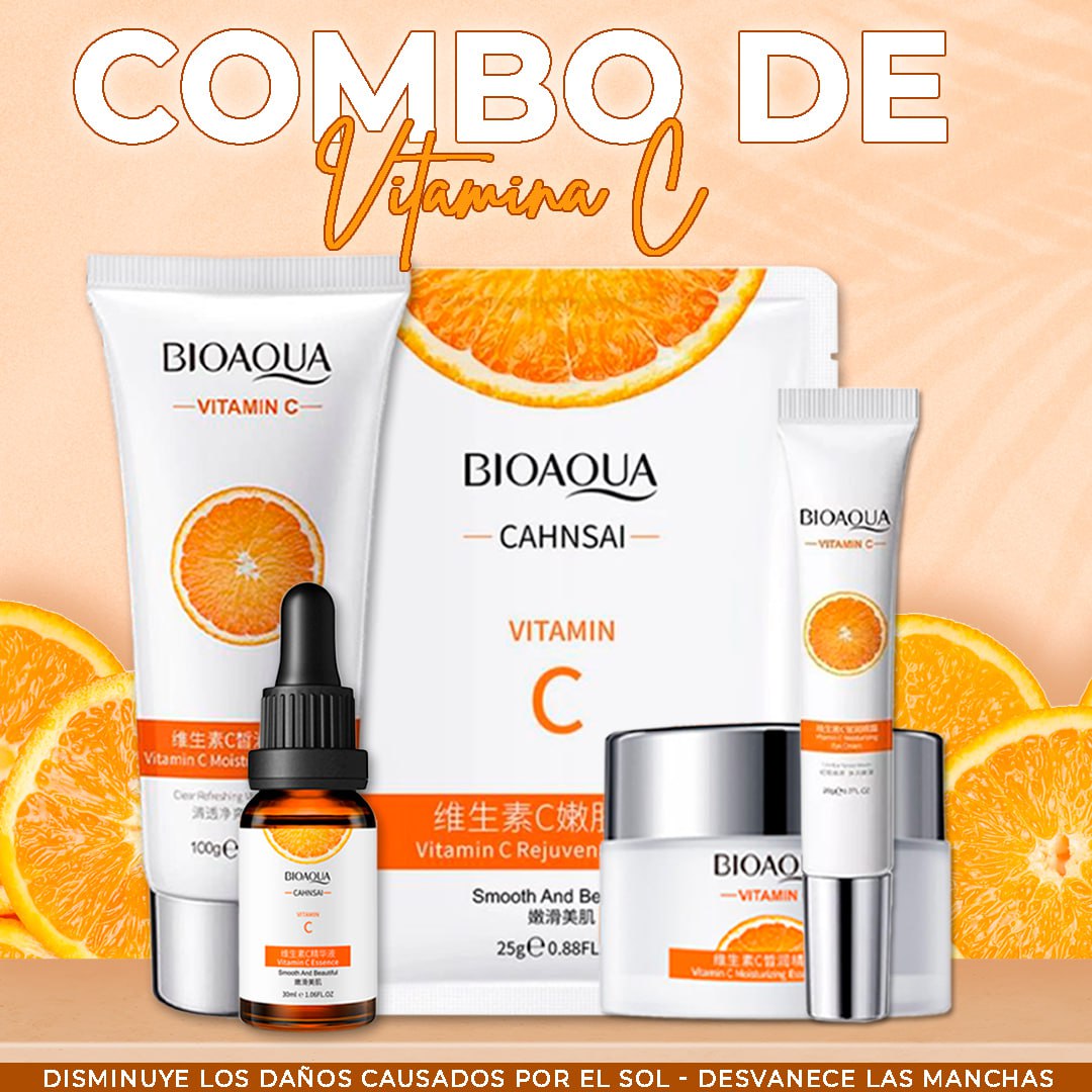 🧡 COMBO VITAMINA C BIOAQUA X5  original🧡