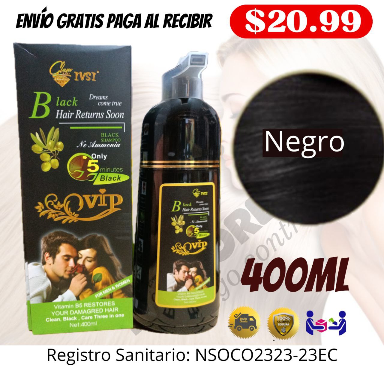 Shampoo Cubre Canas Original