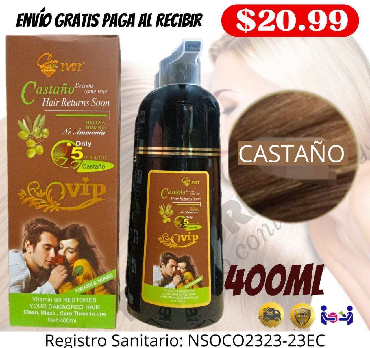 Shampoo Cubre Canas Original