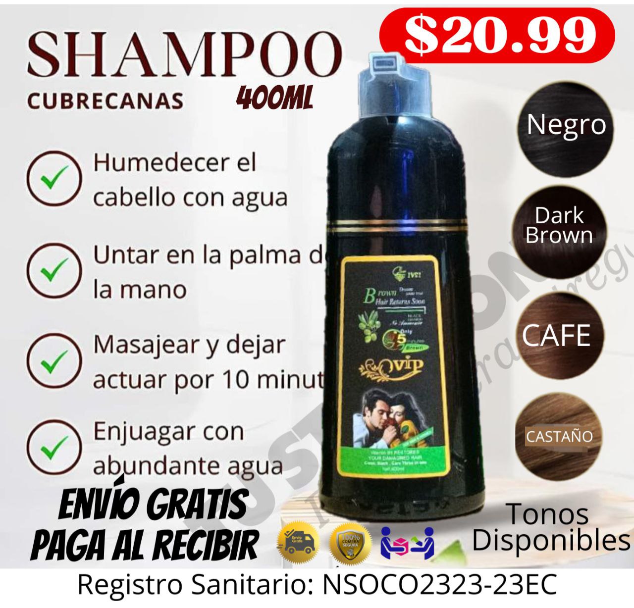 Shampoo Cubre Canas Original